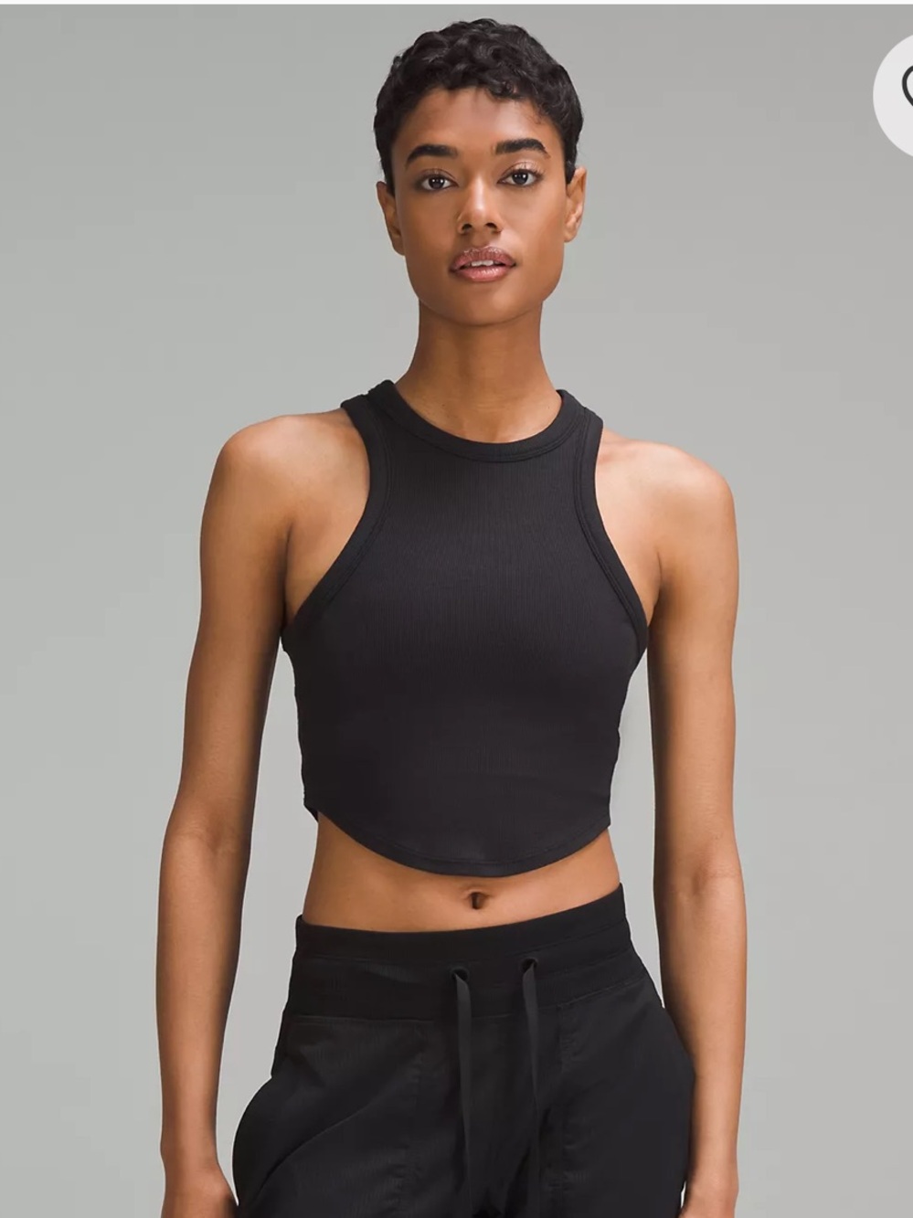 Lululemon Hold Tight Cropped Tank Top